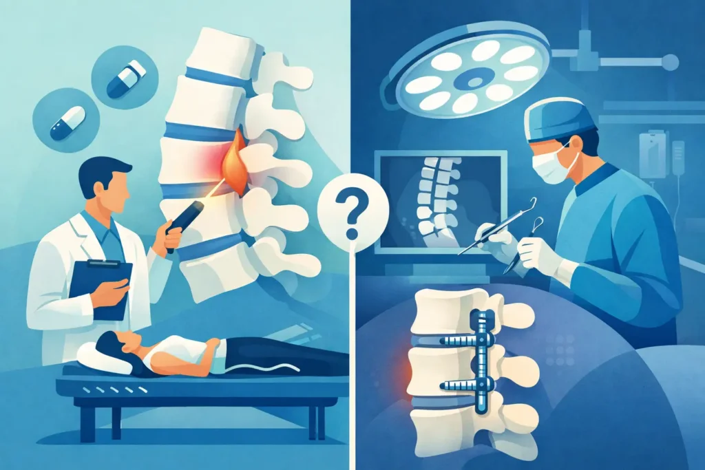 Disc Treatment vs Surgery: What Works?