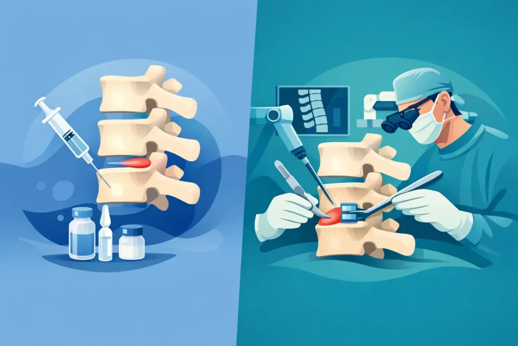 Injections vs Disc Repair: What Works?